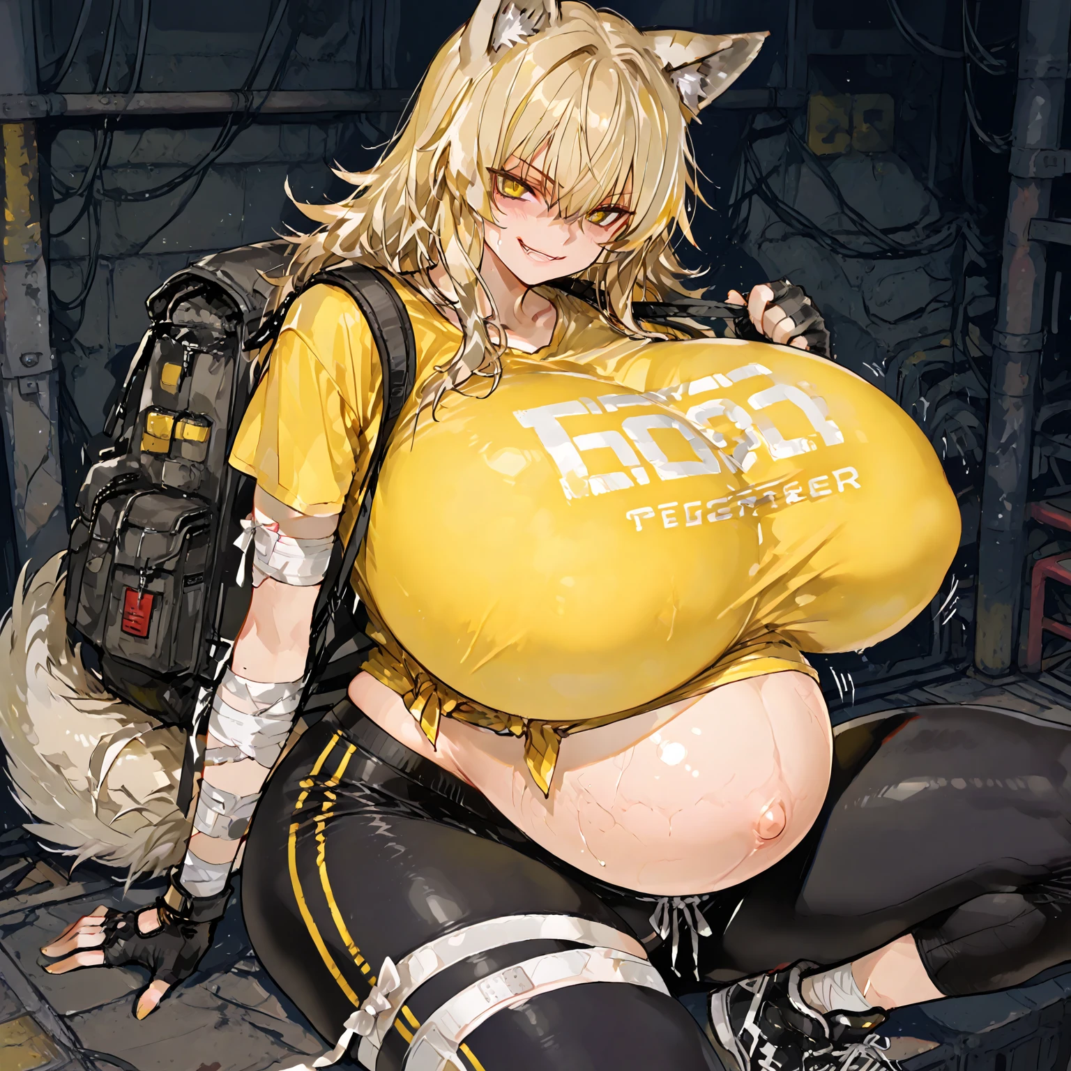 (loli girl:1.5) , (Tiger Girl:1.2) , (furry:1.3) , (naked:1.4) , (puffy nipple:1.2), (skinny:1.1) , (Crying:1.4) , (Scream:1.4) , (Inserting a giant machine into anal:1.3) , (Are pregnant:1.3) , (Inserting a giant machine into her pussy:1.3) , (toddle body:1.4) , (tremble:1.3) , (torture:1.4) , (ahegao:1.3) , Tied up, Being restrained, (Pussy juice:1.2) , Trembling , Tentacle Room , (A machine is stuck in a woman&#39;s genitals:1.3) , Female Genital Expansion , (Tiger fur:1.4) , Tiger Skin ,