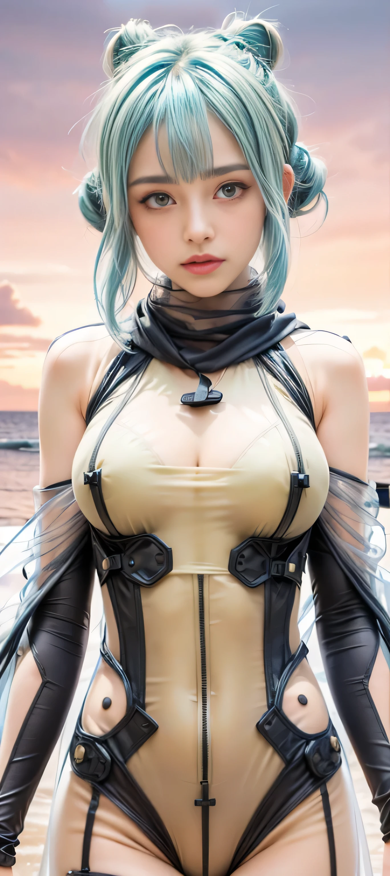 anime character with pink hair and white outfit posing in front of a body of water, with scaly-looking armor, extreme detail skin, scales covering her chest, glossy white armor, wearing shiny breastplate, 4 k detail fantasy, close up half body shot, scales on her chest, photogenic details on armor, fantasy outfit, detailed white armor, wearing monster hunter armor