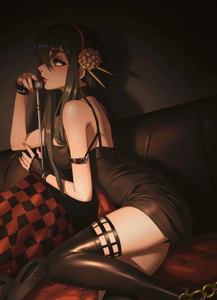 nsfw, Not wearing underwear、Flat Chest、String Bikini、Digging into the crotch、See-through clothing、Black Hair、Hime cut、 Young Girl、{Dripping juice}, Full body portrait、in the forest、ahegao, masturbation, {{Inserting a huge dildo into her pussy }}、legs spread、squat、How,