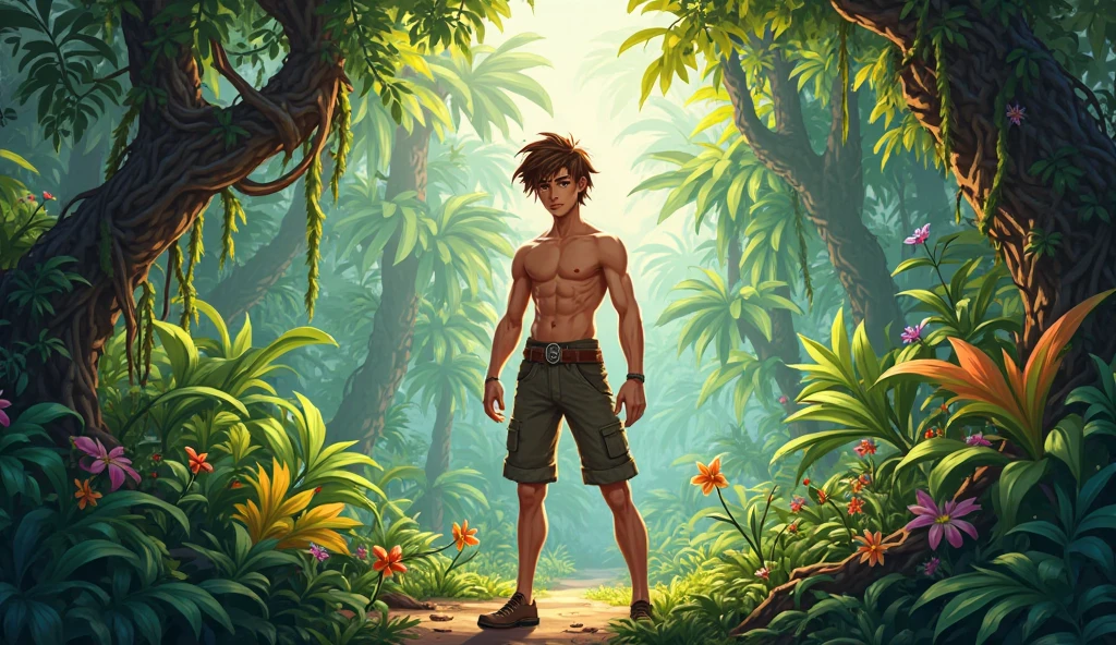 animated jungle boy