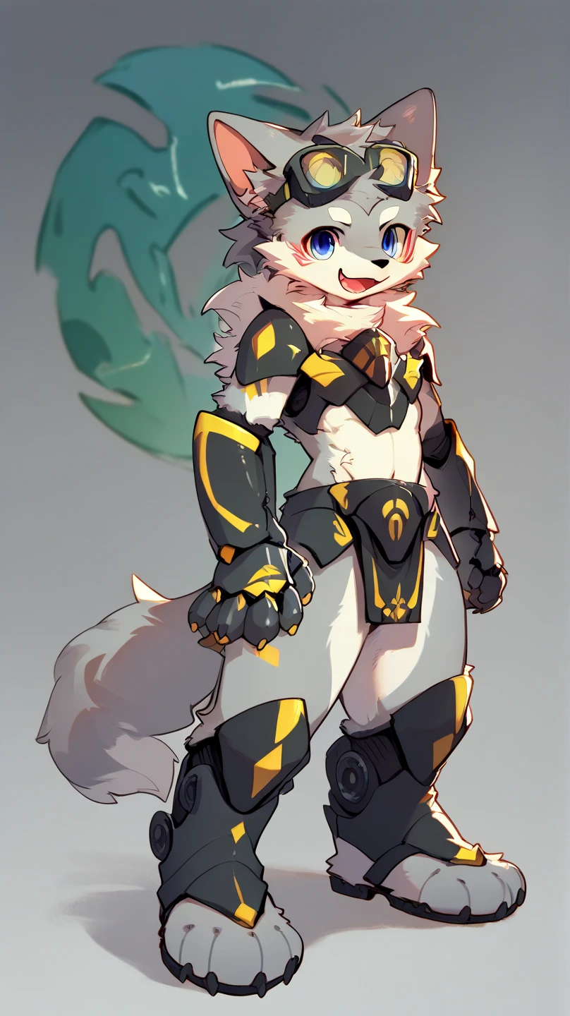 sexrobot, full body, mechanical dragon tail, camel toe, standing 