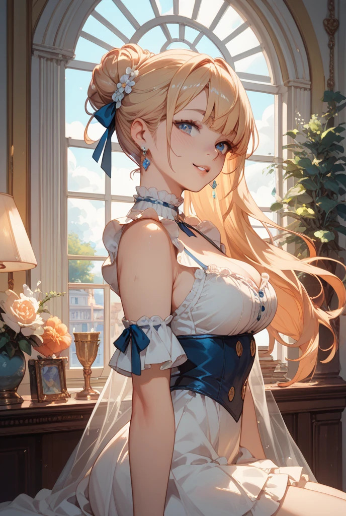 march 7th, Honkai Star Rail, girl, Cleavage, dress 