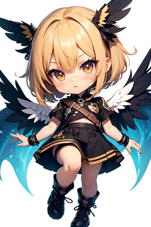 blink, chibi, Complete broker, Mega Mini, The body is steel....................., Metal., The legs are steel....................., Metal., My favorite cat ears, The wings are steel....................., Metal., The gun is metal steel......................