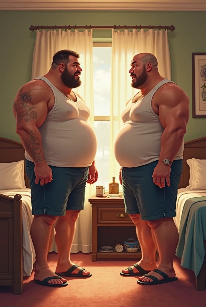 Chris evans sucking another mans willy on the couch. Realistic 4k Realism giant size difference head reaching on the ceiling 1man giant size difference growing size Cracks the ceiling wearing tank top wearing swimming trunks macro size height difference