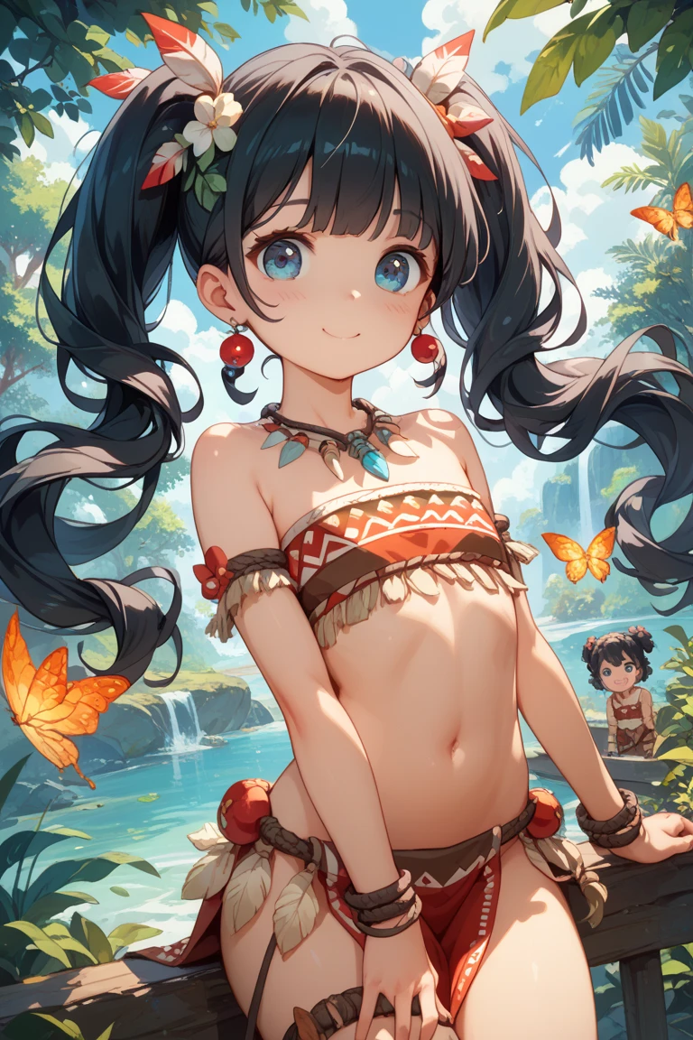 masterpiece, best quality, 3girls, 10yo, (petite),
sad smile, walking, (wearing samba dance dress), dress lift, open clothes, flat chest, ?????? slip, nipples, pussy, carnival party, outdoor,