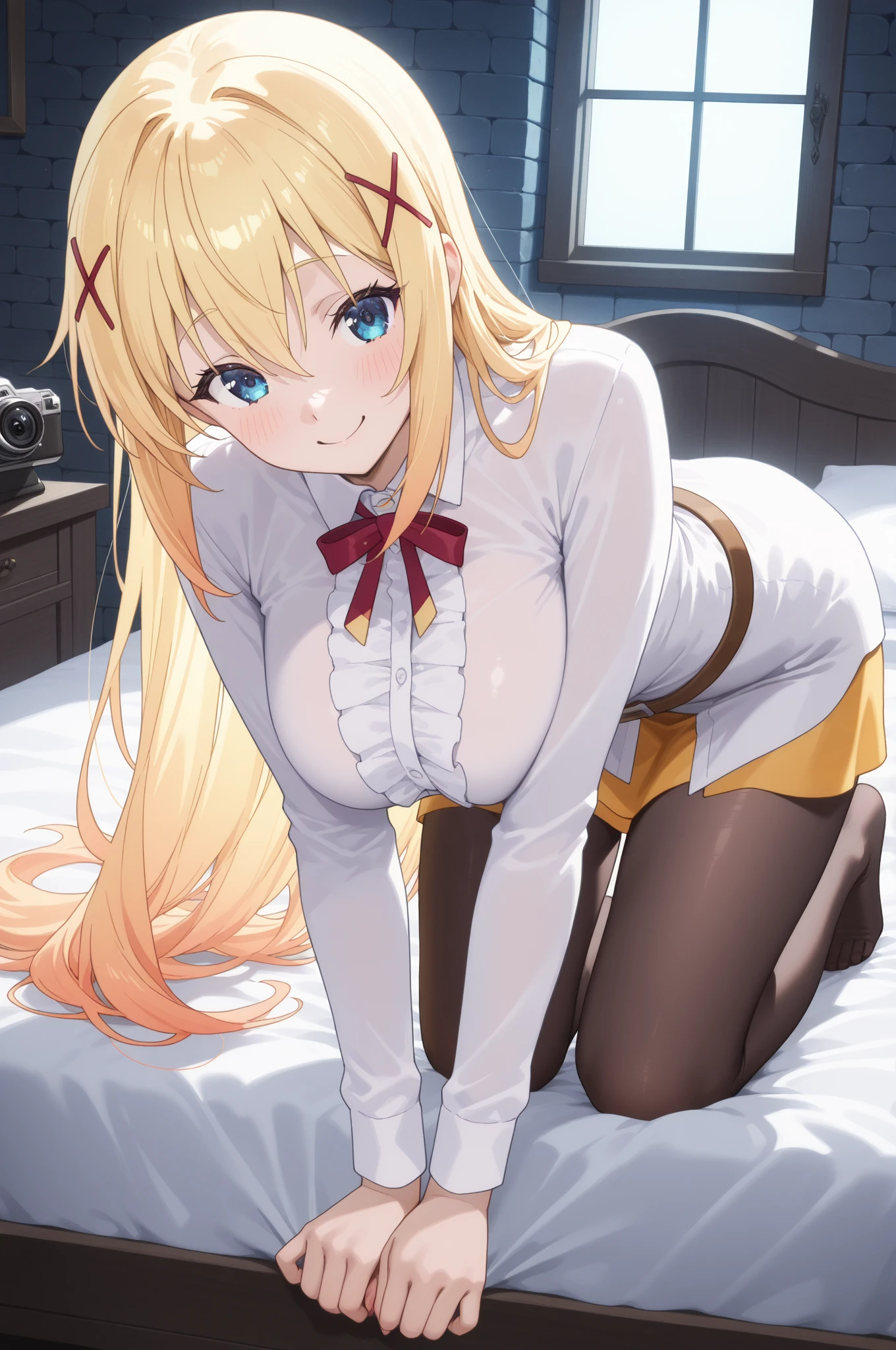 masutepiece, Best Quality, hight resolution, kitagawa marin, 1girl in, Blonde hair, Long hair, multicolored hair, Red Eyes, Jewelry, earrings, Piercing, School uniform, White shirt, Tied shirt, Black Choker, blue necktie, plaid skirts, Hands on hips, ,grin, Smile, Standing, Cowboy Shot, Outdoors, Dark blue high sockajicMIX Real、(Raw photography:1.2)、(Photorealsitic:1.4)、The beauty of beautiful details　and delicate facial expressions、a blond、((Panties are visible))(Squatting panty shots)piercings　Lashes　beatiful detailed eyes、huge filesize、ultra-detailliert、hight resolution、Transcendent beauty　top-quality、​masterpiece、、(Japanese girls' high school uniform))、Very detailed expression　 Magnificent、finely detail、Highly detailed face movie lighting、A 23-year-old girl、front facing、((dynamicposes)))、(Sitting on legs with bent knees))、pleatedskirt、blazers、Sexy upper eyes、I'm smiling at you,masterpiecehighest qualityの高解像度、Anna Tanaka , long hair, sit with both knees bent、In the school、(angle from below)、embarrassing((Mansuji、Mekoji))、((WAlsokles in panties))、Anime girl in a swimsuit in a pool with leaves on her head, wet swimsuit, realistic bikini, is weaAlsog a swimsuit, swimsuit, tits, smooth animeCG art, swimsuit, seductive anime girl, Asuka&#39;s suit under clothes!, nami one piece, pixiv 3dcg, Also, shiny wet skin!!, splash art anime , japanese idol,1 girl,dynamic pose,beach,swimsuit, looking at the viewer, thick eyebrows, laughter,(one woman)、(masterpiece)、(best quality)、(super detailed)、(high color saturation)、(CG illustration)、((Full Angle))、woman, 20-year-old、delicate and beautiful features、(blush)、(wavy long hair、dark ｂNot enough hair)、(messy hair)、((shoulder top))、see-through clothes:1.3、((black stockings))、(pink lace panties)、(dark blue pleated skirt)、(nipple)、medium chest,、((looked back))、(woman sitting on the floor)、best lighting、simple background、anime girl in bikini standing on the beach with palm trees, Wallpaper anime Blue Water, 4k Race Manga wallpaper, anime moe art style, anime! 4K, anime! 4k, seductive anime dick girl, ani