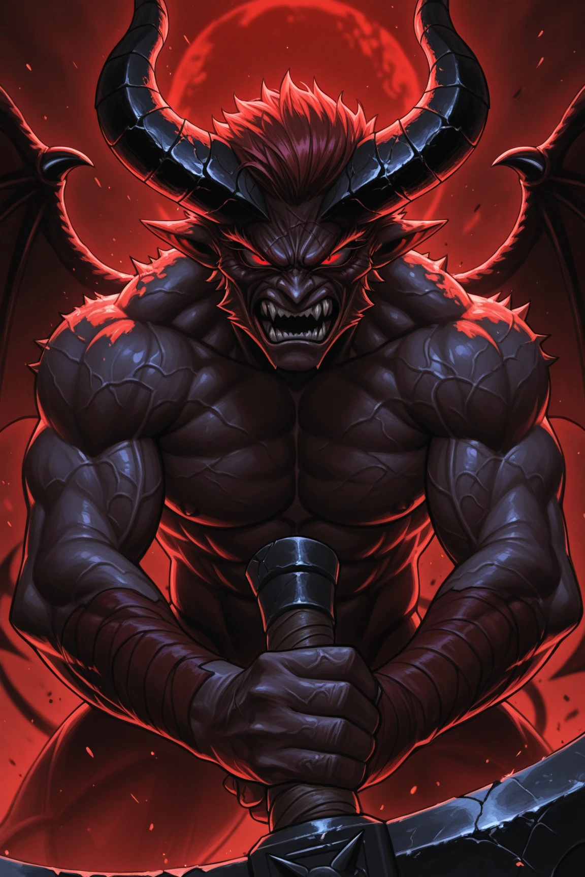 Angry demon 