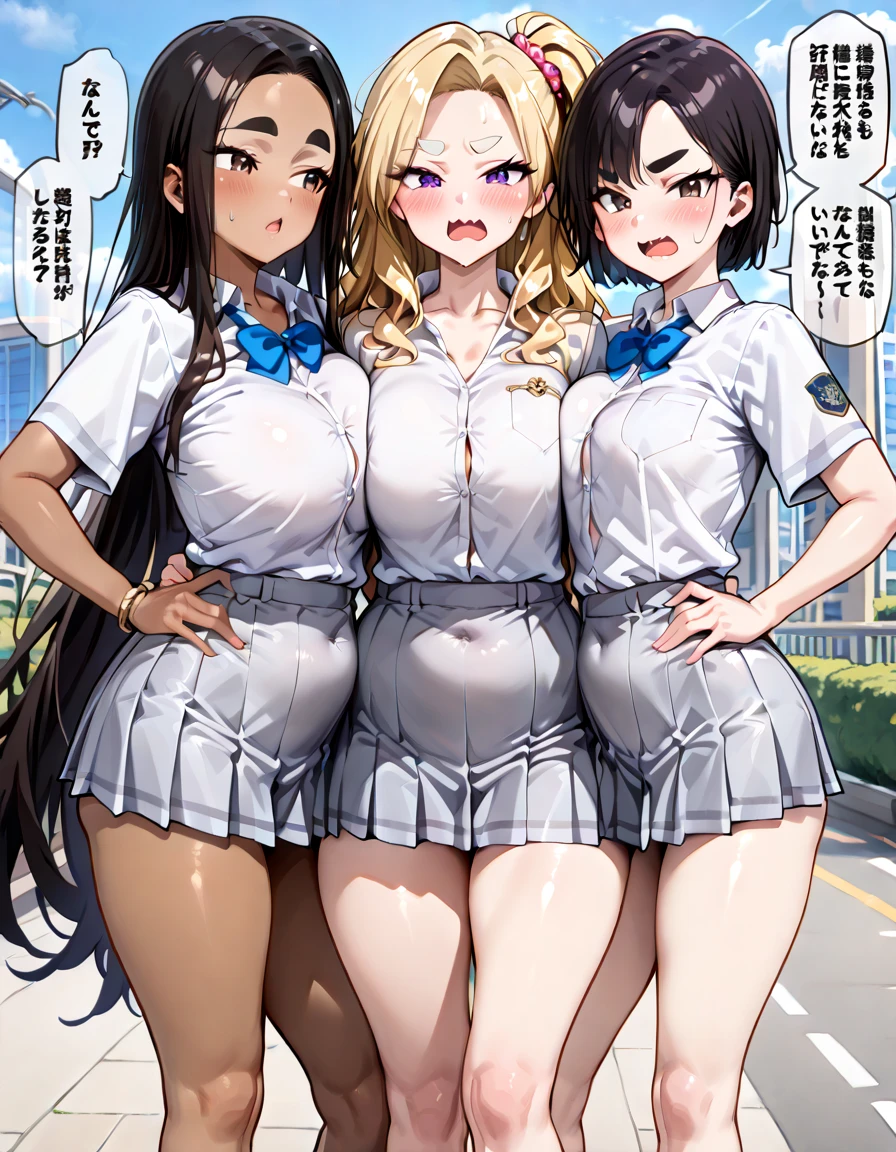 ((masterpiece,High resolution, high quality、Detailed Description、8k)),(Cute face)、(((school bag))))、(((Primary school students、Kindergarteners)))、（(（複数のおさないProstitute、Prostitution by multiple girls and multiple femboys,femboyのProstitute))Completely naked、Double Peace, sexual excitement expression,  (sexual excitement:1.2), ((Prostitute、Bitch、Sex slave))、Looking into the camera、Her Pride、Showing off pussy、Showing anus、((Huge breasts、very thick legs、Very big ass))、(Hand holding banknote、Scattered banknotes、Banknotes being forced into genitals、Banknotes between the breasts、Nipple piercing、tattoo)、Shiny skin、Slimy skin、((Brat,Outdoor exposure、Sex Shows,Sex Dance、Blowjob show、Handjob show、orgy show))、(Lesbian、Gay)、((Simulated sex with a femboy、フェムボーイによるSimulated fellatio、Femboy mock handjob、femboyとのPseudo-orgy))(pubic hair、Armpit hair)、（Are standing）、((barker、Lure、Simulated Sex、Simulated fellatio、Pseudo-orgy、Blowjob Gestures、Grab your dick、Sex Appeal))、semen、Realistic、(Black Hair、Twin tails、blonde、Pink Hair、Long Hair、ponytail、Normal chest、Small breasts)、（Pregnant women、Distended belly）、((protrusion of the uterus、Protruding anus、マンコから溢れるsemen、おっぱいにかけられたsemen、semenは全身を覆う)),Titty fuck,Sexy pose、(((My perspective、私にSex Appealする沢山のPrimary school students達、私にフェラチオごっこしてくれるPrimary school students、Making a peace sign while pretending to give a blowjob、semenの溢れるまんこを見せつけてくる、Showing off his erect penis)))、(((Brothel、Primary school studentsのBrothel)))