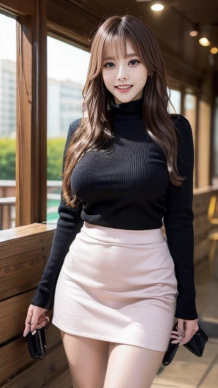(((full body,including legs)))、(((オフィスレディ、OL、office lady、通勤中、little smile,formal clothes,navy knit、v-neck knit、thin knit、navy tight jacket)))、(((horseshoe-shaped hairband)))、formal ,high heel、Dressed up、(Photo real:1.4)、(A hyper-realistic:1.4)、(Photorealistic:1.3)、 (gentle lighting: 1.05)、(Improve the lighting quality of your video:0.9)、32k、 1Girl、28years old girl、photorealistic lighting、Back lighting、Facial Lights、Ray Trace、(bright:1.2)、(Increase quality:1.4)、 (best quality real texture skin)、Fair eyes,Delicate and delicate face, Close-up of the face, navy knit,very tight knit,v-neck knit、navy pencil skirt ,navy tight skirt, (Bodyline mood improvement:1.1)、Glossy skin、(wavy hair,blonde hair),韓国アイドル、乃木坂アイドル、Sculptural Idol Pose、little smile,blush,Beautiful actress、Neat woman,whole body, (((large breasts))),(perfect row of teeth),slender waist and hip,beautiful long legs、blonde hair,(full shot)、((8heads tall)、(((誘惑している、恥ずかしい)))、dynamic pose,gravure pose,(thick eyeliner,eye shadow),((red cheek、red lips)),Super Clean Night View、night time、blush,little smile,(((full shot)))、a little open the legs、(((in the crowded night train)))