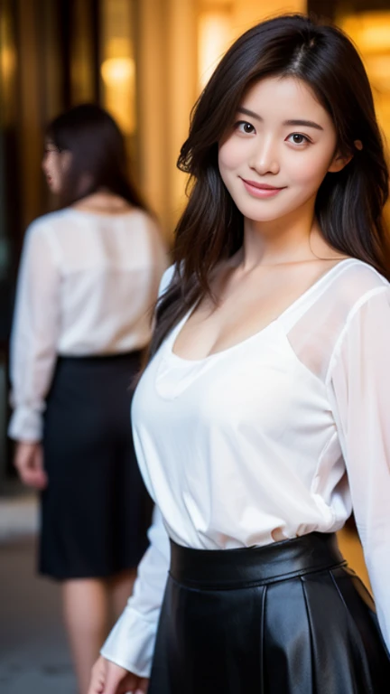 (((32K,very high res, high detailing, highly accurate,Masterpiece Girl 1))),Raw photo & realistic atmosphere,beautiful dark blue eyes,Detailed mouth,Glossy lips,Detailed eyebrows,Soft white skin that shines with every detail,,Eyes drawn in detail、Very beautiful eyes with azure eyes,Detailed lips、Very beautiful face,Very well-formed face、Lifelike face,shiny beautiful lips,Beautiful eyebrows,Infinite reality,Best design,(Insanely cute sober Japan 1 high school girl,Toned body,thighs thighs thighs thighs,Slender legs,Beautifully shaped breasts,Very cute beautiful girl,Little Girl:1.5),Best Natural Makeup,Japanese ido,Korean Idols,Young sensual idol,Moist eyes,Dark beautiful eyes,Beautiful butt,beauty legs,,camel's foot,:1.3),超A high resolution、,Natural and realistic face,Back lighting,Pure eyes are too cute,(((photorealisim,Photograph the whole body))),,Reality Live Action,(Earrings that look fashionable,,a necklace,A bracelet,Gyuru,Glossy nail art,Clothes like a girl,,Girlish clothes,,Dress up elegantly and cutely,Tailored jacket,Ruffled inner blouse beautiful draped skirt,Beautiful fashionable girl with little exposure,Light Brown Fluffy Perm Medium Hair,solo,Lori,chew a little,full body Esbian:1.7),Night in Shibuya(Turned:1.5)