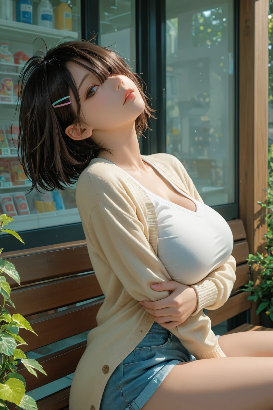 カジュアルな服装で若いmother spending time with son親のヌード　barechested　sofa　Two people　copulation　barechested　barechestedの小学生　　　　mother spending time with son