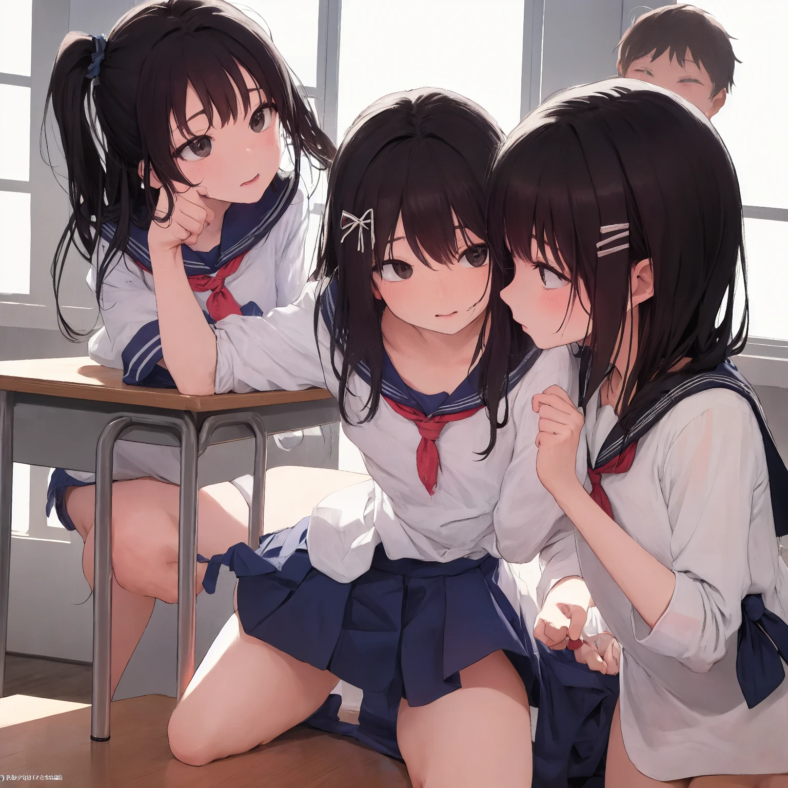 ((nude)),masterpiece,high quality,,a photo of girl,blowjob,nsfw,1girls,fellatio,((Kindergarteners)),((Young Girl)),((Pedo)),((open vagina)),Hyottoko blowjob,open pussy