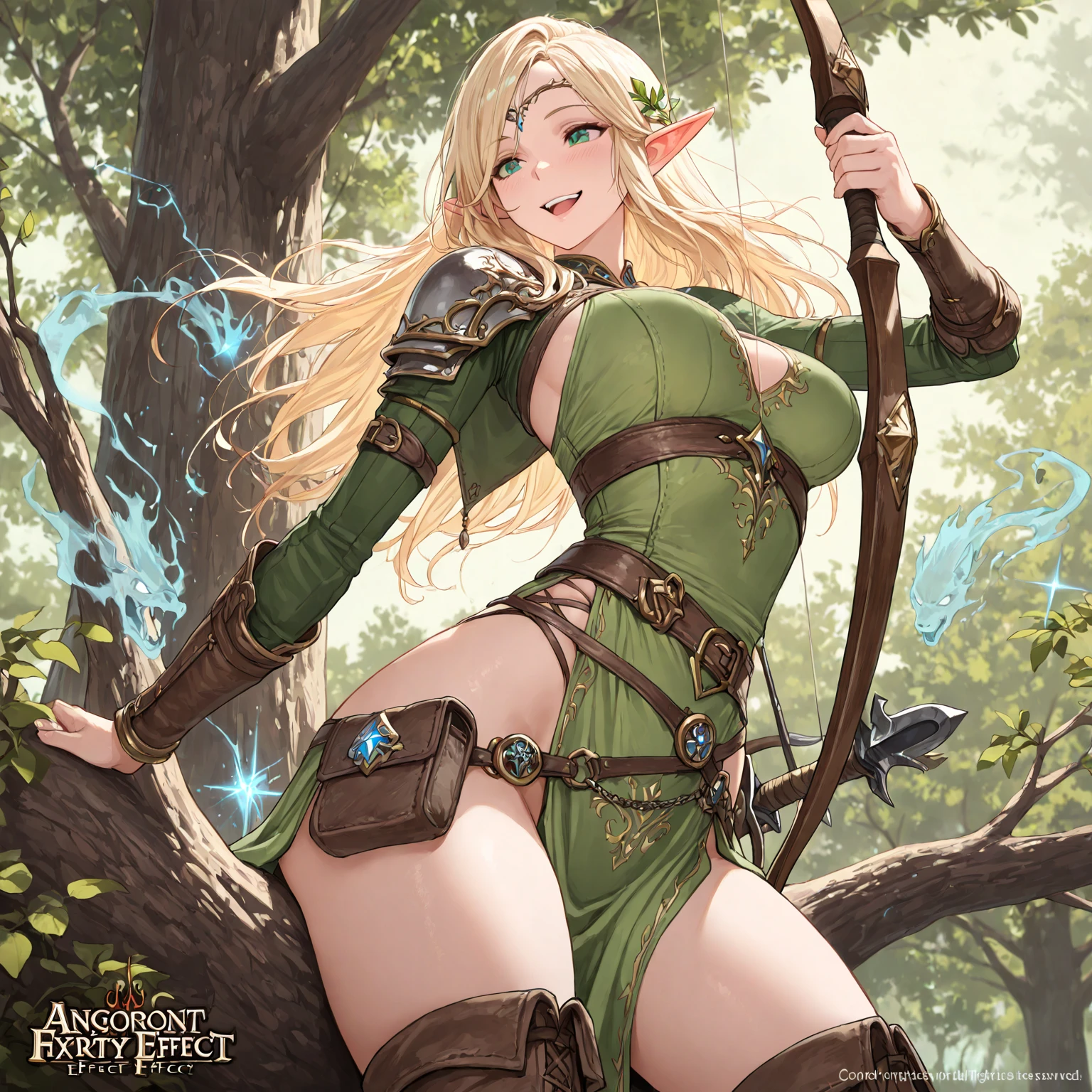 background, fantasy, fantastic, fantasy, forest, elf