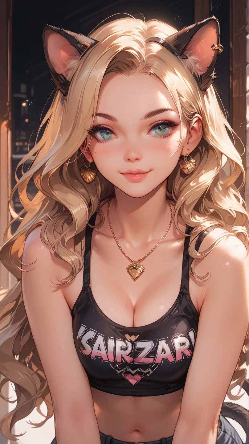 full body,high resolution,smile,woman,woman1人,adult,Clear,cute, Blonde Hair,BREAK, Brown eyes,BREAK,
Hostess,Black Dress,Diamond Necklace,BREAK,
Facing forward,BREAK,Pink background,