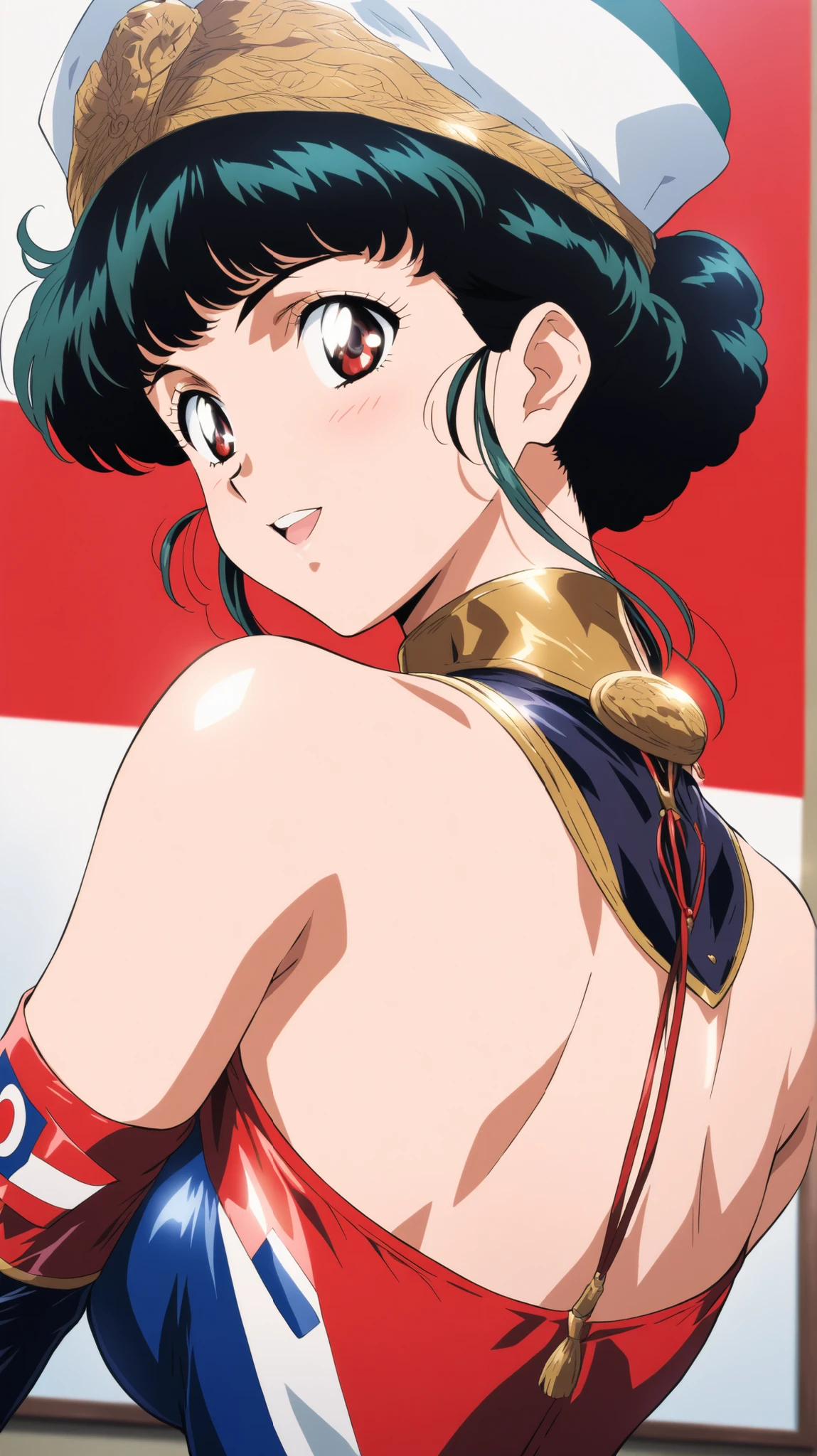 1girl, solo,((toddler)), (little female ,10yo,wide hip:1.3),gigantic breasts, oppai,
(short, , chibi:1.2), nsfw,revealing chinese ,china dress, (fusion of chinese_dress and highleg leotard:1.5),(wearing doctor's white gown),(((Chinese traditional patterns print on leotard))),Rose hair clasp,skindentation, white Clothes, ((no panties,exphosed groin)),white_background, absurdres, highres,akane, TendouAkane, ,cowboy shot,pose standing one leg up