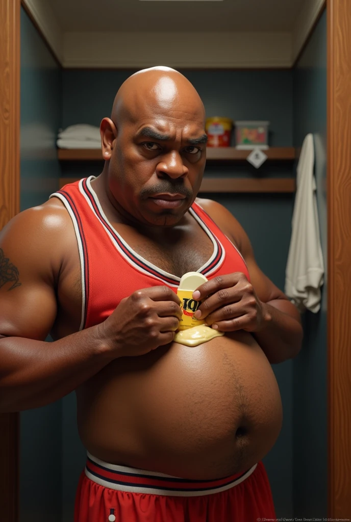 Old black grandpa rapper who wears baby diapers, elderly 80 year old black man, huggies dispers