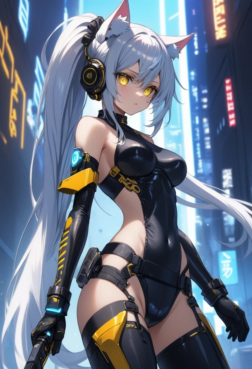 (quality)), ((masterpiece)), Recommended results、Puffy nipples、(see through:1.5)、straighten your back、abdominal muscles、huge bust、angle to floor:1.2、low camera angle、Hair loss on crotch，Hatsune Miku，super detailed)), (Very detailed的CG插画), ((extremely delicate and beautiful)),(1 white transparent mechanical girl)),alone,whole body,(Machine made joints:1.2),((mechanical limbs)),(Flashing blood vessel points connected to tubes),(Mechanical vertebrae attached to the back，with flowing glitter.),((Flowing rainbow fixed around neck)),perfect round face,(wires and cables attaching to neck:1.2),(Rainbow wires and cables on the head:1.2)(Character focus),,Very detailed,rich and colorful,most detailed，white ceramic skin，blue short hair