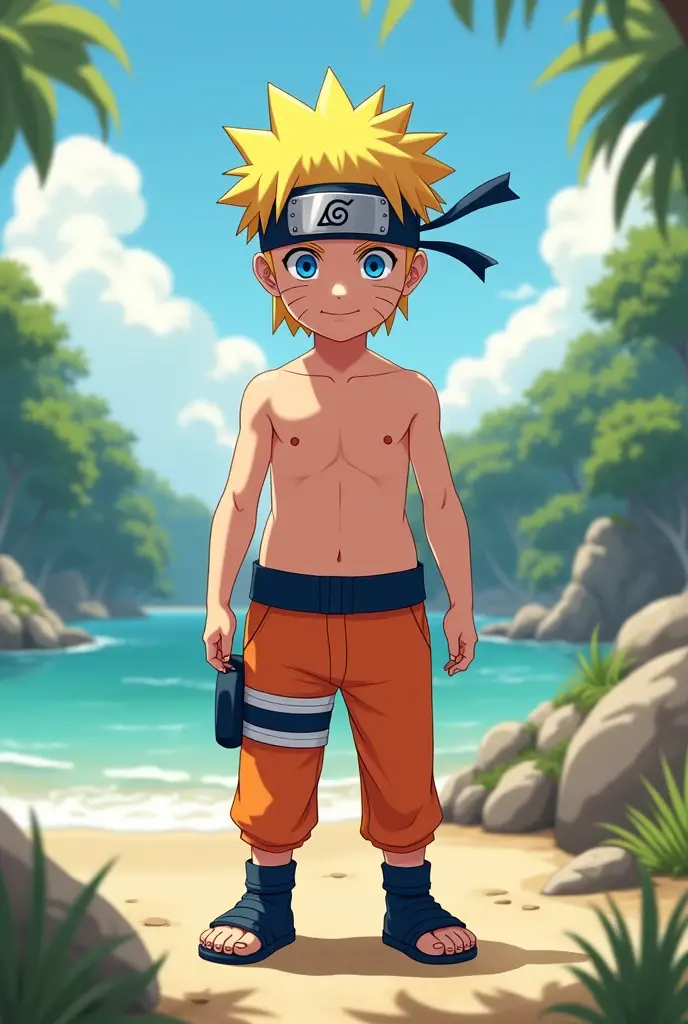 Greetings from Naruto, naked