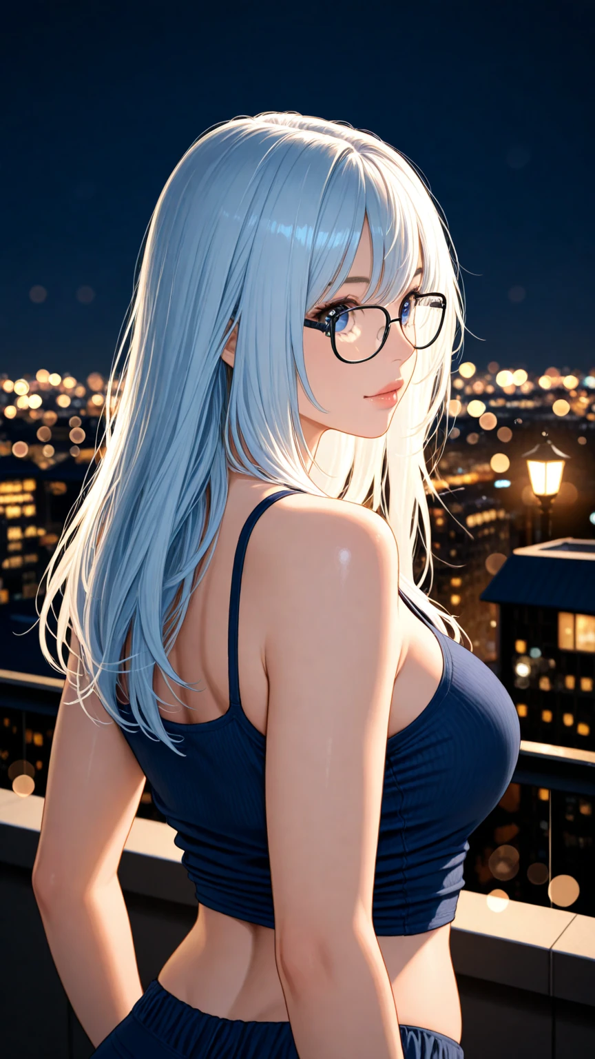 Portrait of {Mia Khalifa}, Action {Cute photoshoot (3) (cute photoshoot (3))},naked smooth and soft skin, big dreamy eyes, beautiful intricate, symmetrical colored hair, wide anime eyes, soft lighting, detailed face, by makoto shinkai, stanley artgerm lau, wlop, rossdraws, concept art, digital painting, looking at camera