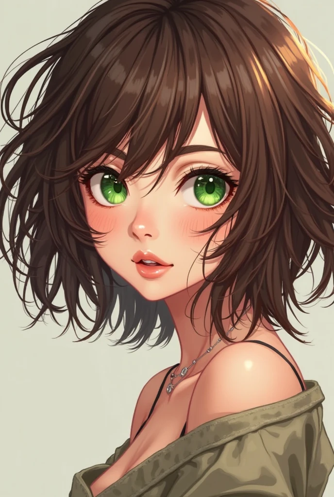 Morena, cabelos pretos, mulher branca, Branco, Linda, definido, messy hair, sorrir, Latim, olhos verdes, short hair, Brasil