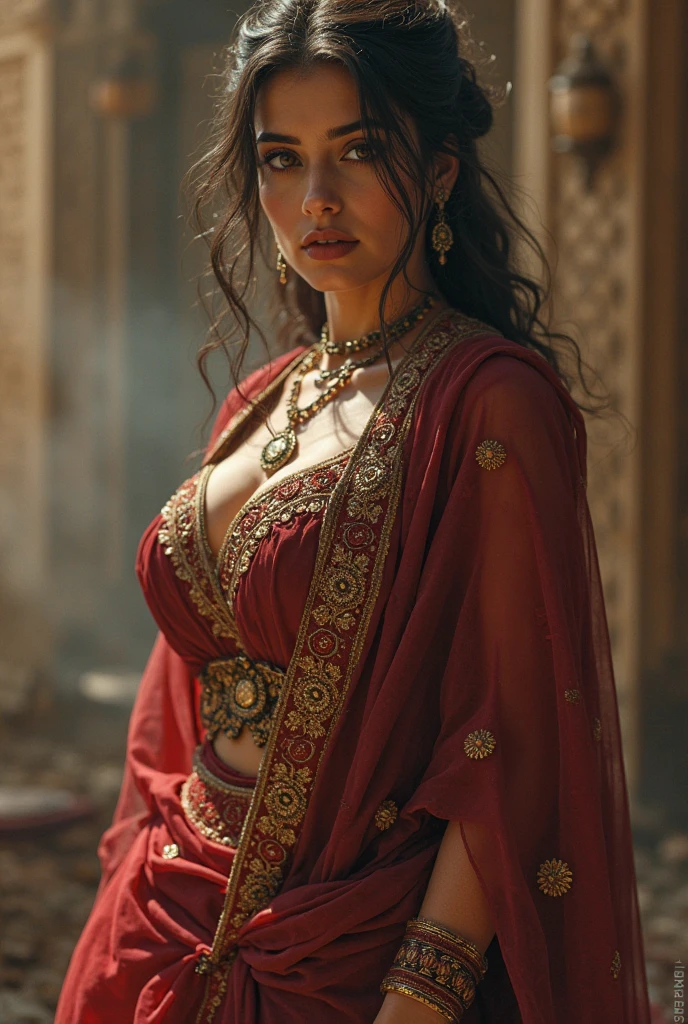 Beautiful prostitute Rahab resident of the ancient city of Jericho, as a real-life version of (/young woman/):1.2), (in an ancient world :1), by ultra realistic highly detailed intricate photorealistic style photography, ancient harlot