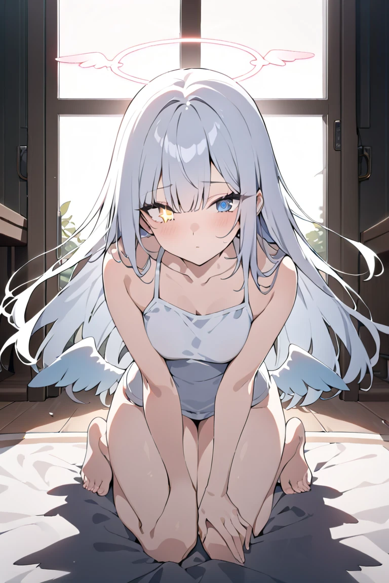 ,small breasts,bare breasts,uterus,nsfw、vaginal,woman on top,sweat,cum in pussy,seductive smile,spoken heart,girl trembling with sexual climax