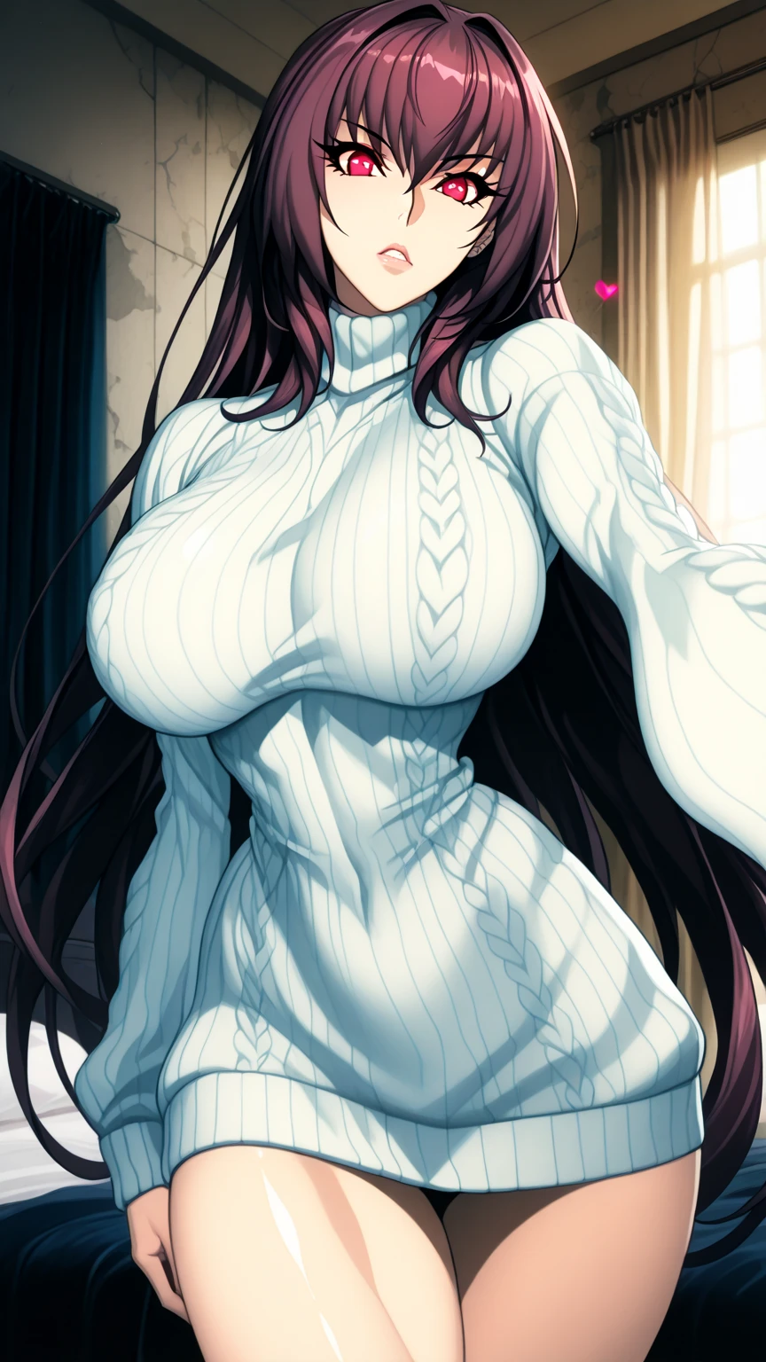 anatomically correct, best quality, masterpiece, high quality, high details, highres, HD, (shaded face:1.2), hollow eyes, black eyes, looking at viewer, heavy breathing, smirk, upper teeth, lips, black hair, long hair, huge breast, sagging breasts, highleg leotard, print pantyhose, bat print, head wings, bat wings, bridal gauntlets, standing, hands on hips, upper body, "Photorealistic, Hyperrealistic, Hyperdetailed, analog style, soft lighting, subsurface scattering, realistic, heavy shadow, masterpiece, best quality, ultra realistic, 8k, golden ratio, Intricate, High Detail, film photography, soft focus"