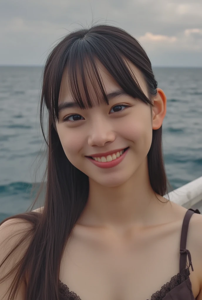 (Highest quality、Tabletop、8k、Best image quality)、1 female、(Beautiful, glowing skin:1.1)、Brown Hair、The most beautiful smile is looking at me、Biggest Smile、Smiling widely and showing off beautiful teeth、(White and pink bikini:1.1)、Beautiful sea、Shining bright sea、澄んだBeautiful sea、Very clear sea、Beautiful Hiroshi々Sandy beach、Beautiful surf edge、Beautiful sunny sky、Beautiful cumulonimbus clouds、(very bright and vivid:1.3)、(Beautiful, radiant skin:1.1)、(Ultra-high resolution, bright and beautiful skin:1.3)、Ultra-high resolution 美しい teeth、Ultra HD Hair、Ultra-high resolution sparkling eyes、Natural Makeup、Accentuate your body lines、(Very bright and beautiful skin:1.1)、(Big Breasts:1.3)、Slender body、(Perfect Anatomy:1.1)、Sculptural installation、Blurred Background、(Single flower on the head:1.1)