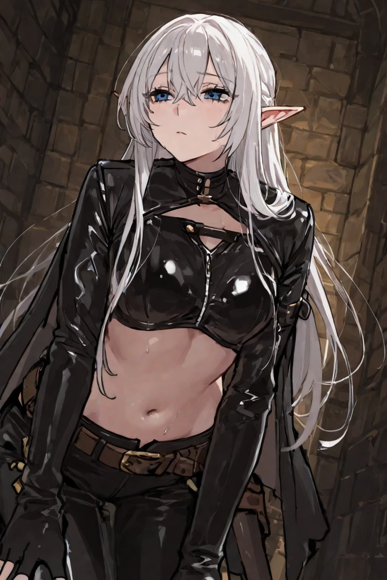 masterpiece, top quality, best quality, (wet navel), (wet skin), (pussy outline), (nipple outline)