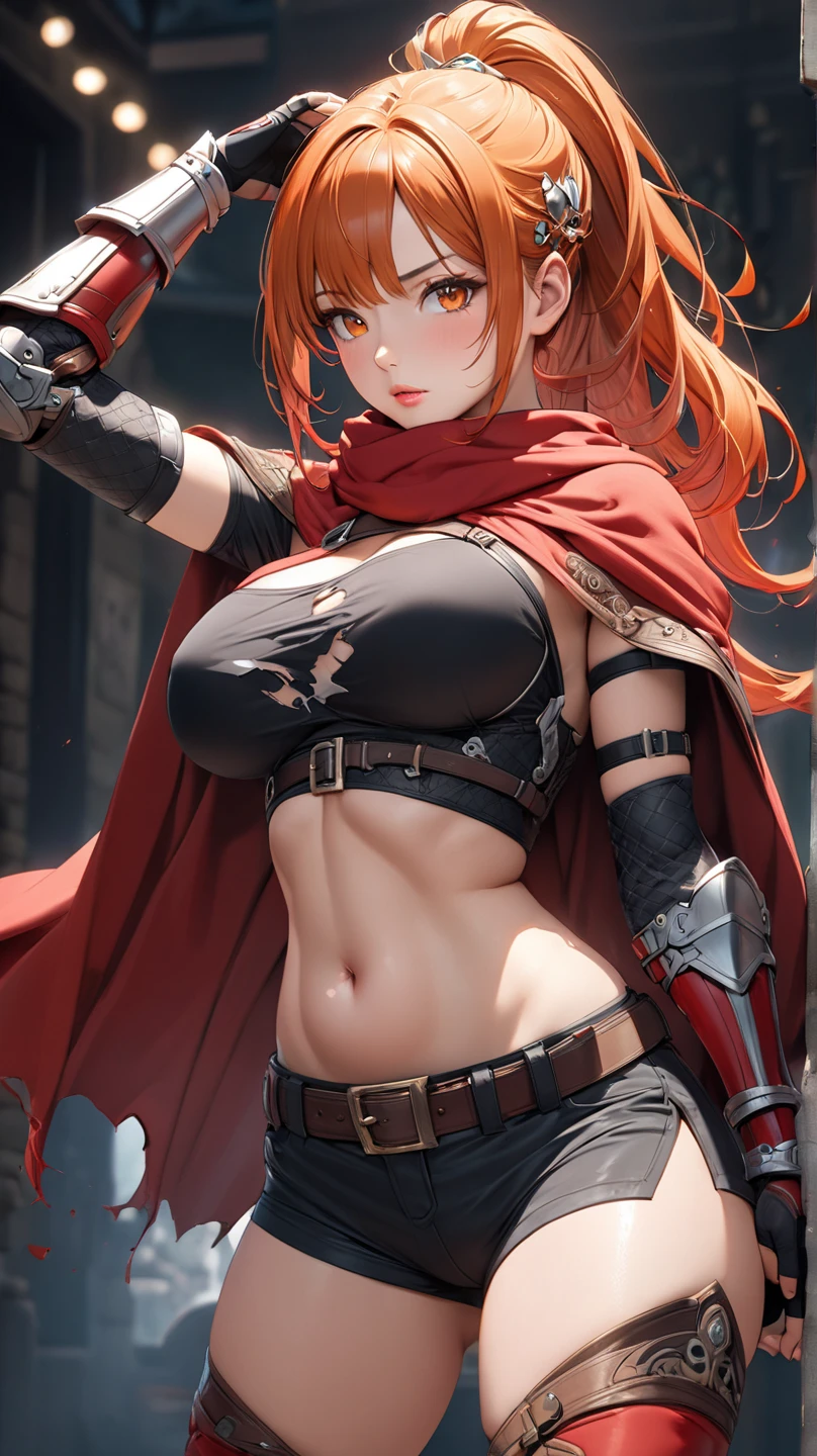 (best quality), (high detail), (vivid colors), (action), a beautiful female pirate versus a female ninja, HDR, 4K, 3D, watercolor art style.