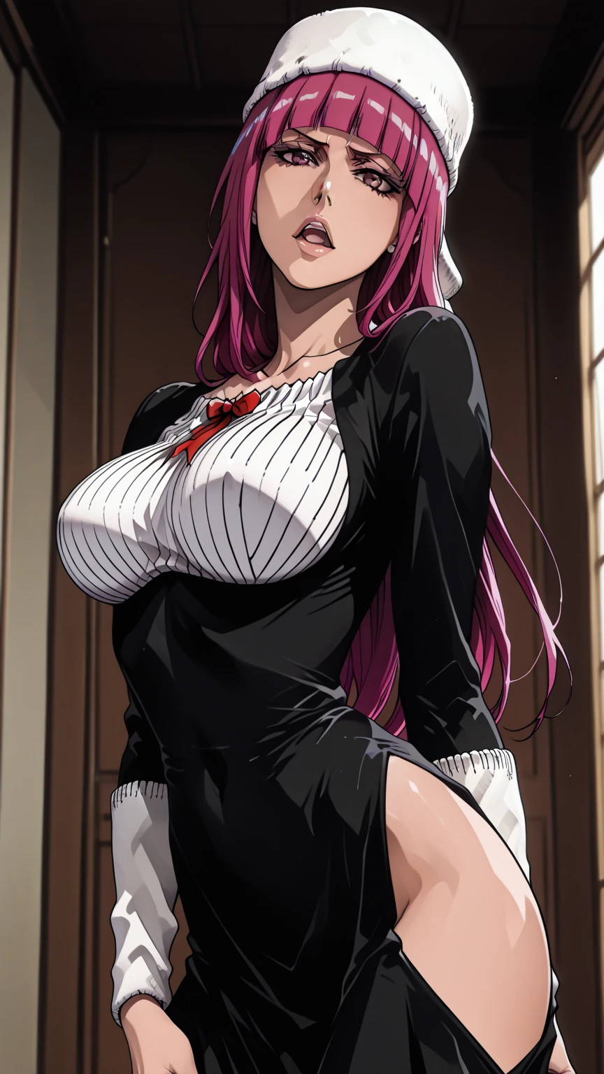 (Highest quality, Super detailed, Anime Images, Game CG, art CG, Realistic, Cinema Lighting, Perfect Shadow, Realistic lighting shades, unity 8k wallpaper),pavilion,Hiroko Takashiro,Redhead,Large Breasts,Long Hair,(Purple eyes), Earrings, shirt, Jacket, Black knee socks, (Purple garter belt:1.1), zettai ryouiki, Pencil Skirt, , High heels,Perfect Eyes, Perfect Face,Intense masturbation, blush, Embarrassing, smile,The whole body is sweating,Big Breasts,Ahegao,