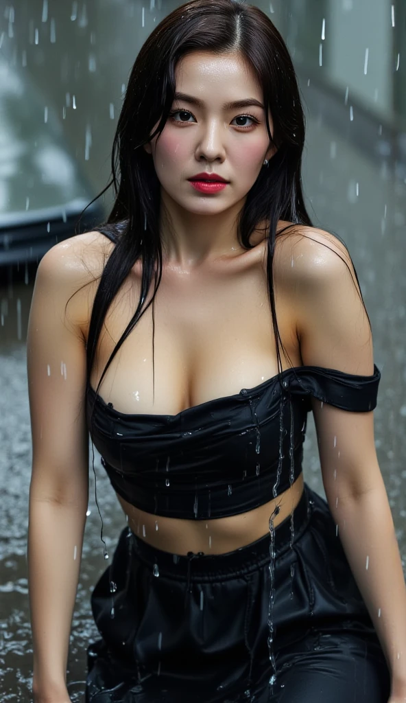 Beautiful Baby Face , 14 Years Old Woman , nude naked nsfw , Black Retina , medium Breast , ((Sleeveless)) , Lace , ((Medium Breasts:1.2)), Glow Makeup , ((Muscles:1.3)) , Whiten Skin , Sexy Look , Dramatic Photography , Dark Coloured , 8K , High-Res , River Outdoor , ((Foggy:1.3)) , ((Black Nailart)) , ((Rain:1.1)) , ((Wet:1.1)) ((child, childish))
