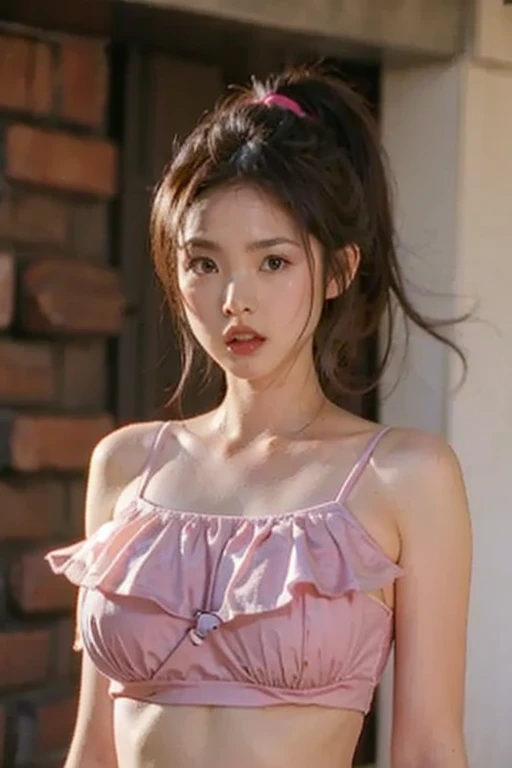 Jennie kim, full lips and heart, loose and straight hair