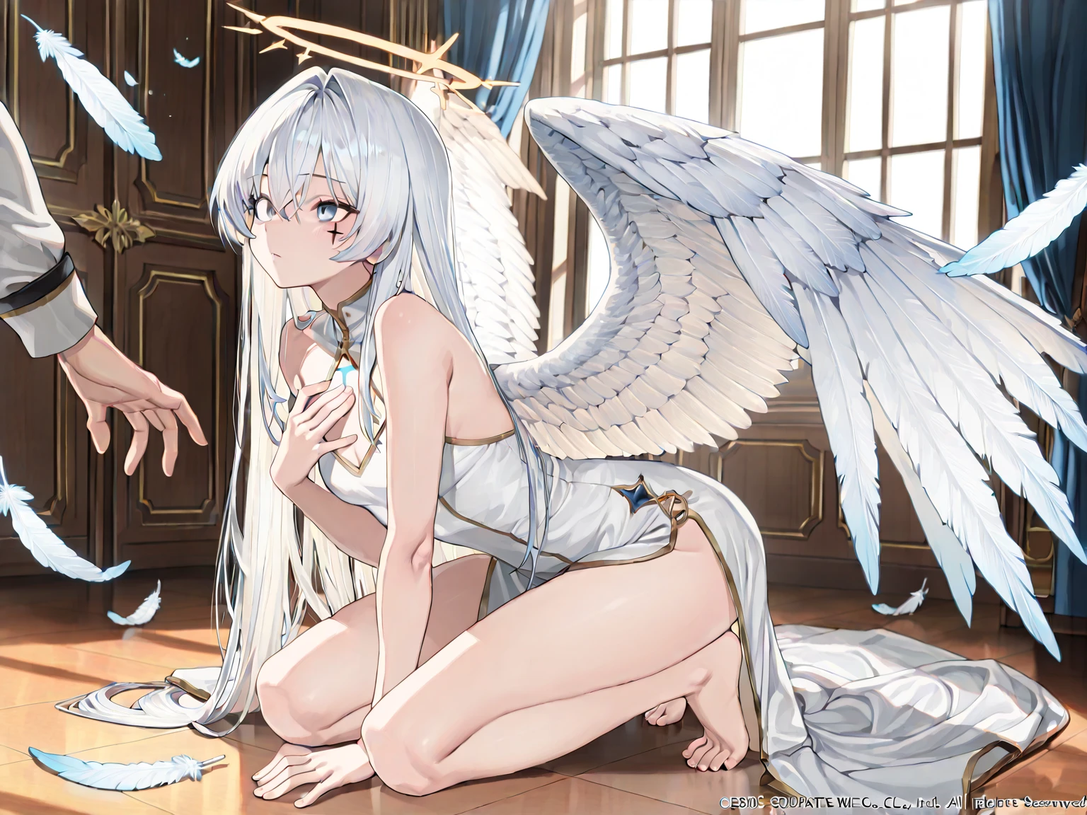 fallen Angel　Lori　Short　White dress　