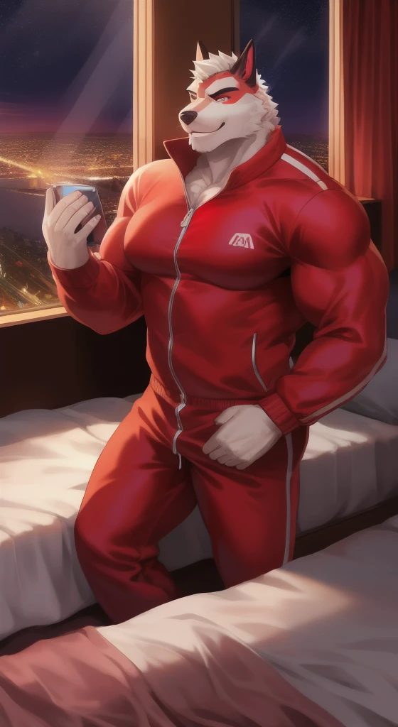 Handsome Black hair cut White long compression wear White tight long spats smiling looking at camera Spread legs Full body view from the feet up gym
