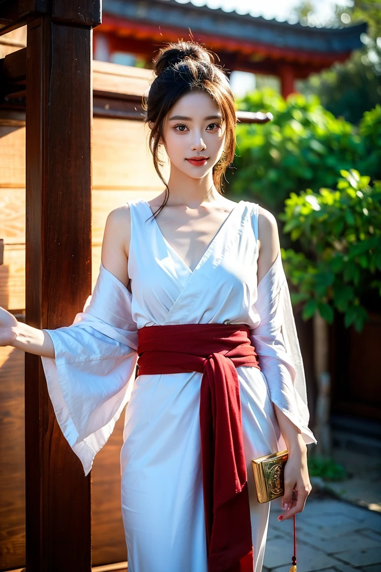 (((16 years old)))、(((A charming face)))、(((Young face)))、(((beautiful girl)))、(((A beautiful woman)))、Beautiful woman、Cute woman、((Innocent face))、((Smile))、((Ultra-detailed face))、((Detailed lips))、((Detailed eyes))、((double eyelid))、(((Beautiful Face)))、(((Beautiful, well-shaped eyes)))、(((Beautiful, well-shaped lips)))、Very Short Hair、ponytail、Pixie cut、BREAK、BREAK、(((Wearing traditional Ainu clothing)))、Off the shoulder、BREAK、8 heads、(((slender)))、(((Slim body)))、(((Thin body)))、(((Slim woman)))、Flat Chest:1.4、BREAK、Photographic quality、Natural light、(フォトRealistic:1.4)、(Highest quality:1.2)、(Ultra-high resolution:1.2)、8K、RAW Photos、Realistic、High Detail、Film Grain、Detail Skin、Symmetrical、Delicate skin、Real human skin、pores、Super detailed、Detailed、(masterpiece : 1.2)、Thin face、Sharp Face、Small Face、Small face、Narrow shoulders、Small shoulders、Small shoulders幅、Slim shoulders、Narrow shoulders幅、Beautiful Japanese Woman、Beautiful Korean Woman、Slim womanモデル、Young Gravure Idol、Realistic young gravure idol、Young Sensual Gravure Idol、Young Pretty Gravure Idol、Japanese Model、Young Gravure Idol、(From the knee up) 、arms behind back:1.3