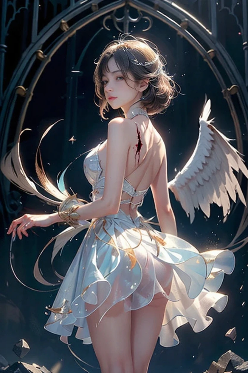 ((masterpiece, top quality, super definition, high definition)), solo, beautiful girl, shining eyes, perfect eyes, 15 years old, fingers of the hand five, silver theme,