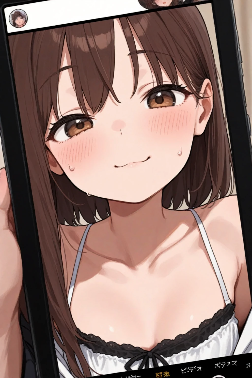 best quality,(masterpiece:1.3),absurdres,highres,16k, ultra high res, official art,illustration,extremely detailed, nsfw, (veiny penis:1.0), (midium penis:1.2), (testicles:1.1), (1boy:1.3, (fellatio:1.6), (oral:1.0), (kiss), (erection:1.2), solo focus, (from below looking up),Blur the background, , (beautiful detailed eyes), (1girl),(solo),(idolmaster), (((shiho kitazawa))), (16yo, beautiful girl), (beautiful brown eyes),((((beautiful black hair)))), ((long straight hair)), (wet hair), (wet skin), ((sweat)), ((steam)), (((flat chests,midium breasts))), (one eye closed), ((black bra and panty:1.3)), (perspired:1.2), (pubic hair:1.3),(cum on mouths:1.2),1girl have kneeling,bed room,night time, breasts, nipples, nipple slip, pussy, pussy slip,(embarrassed,evil smile), open mouths,one eye closed,((tongue out)),deep breathing,((cum on mouth:1.2)),((bukkake:1.7)), (from below looking up),(light),(spoken heart:1.5),(ecstasy:1.5),(background,Bathroom,bright:1.3),(filming:1.5),(peace sign:1.3),