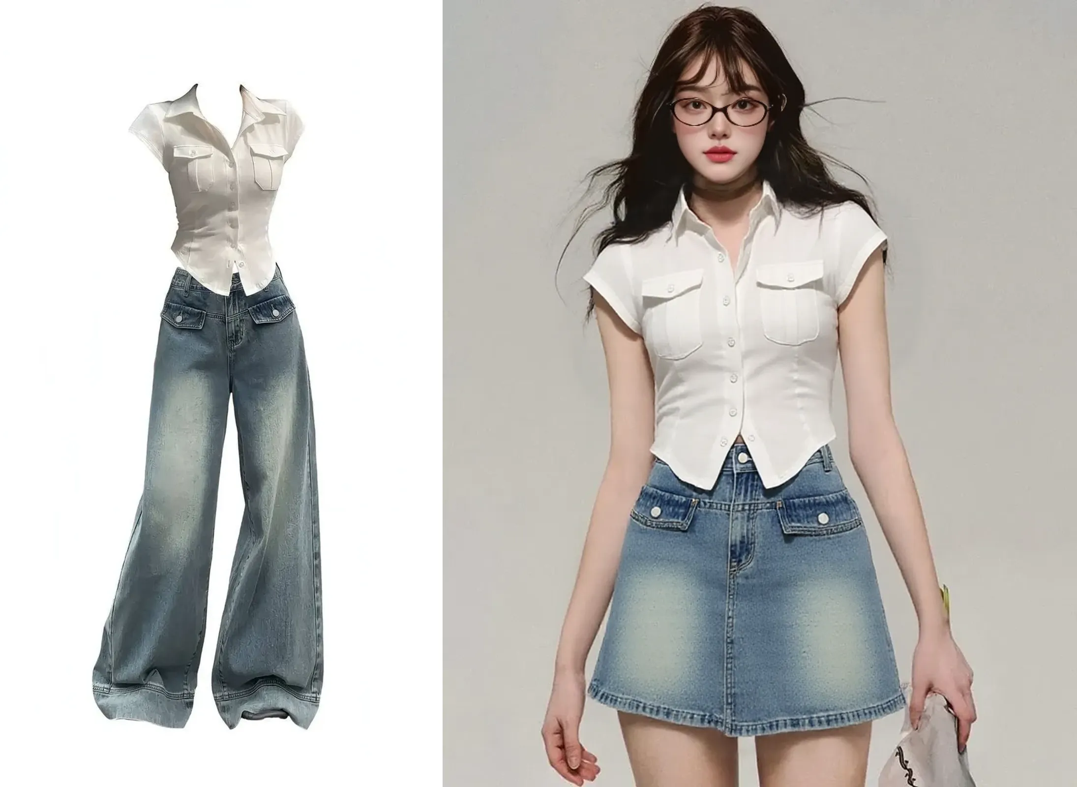 masterpiece, best quality, high resolution, (3girls), 20 years old, (blue jeans pants), full body, blush, worried, park, (((((((pee stain)))))))