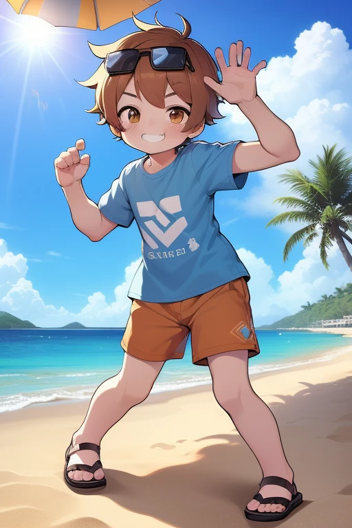 Shota，Naked，bandage，Morning，shy