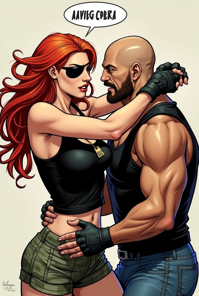 a cartoon of a man and woman dressed as the punish and the punish, in style of marvel and dc, cartoon artstyle, comic book arzach style, in cartoon style, realistic cartoon, caricature illustration, cartoon digital art, cartoon art, cartoon art style, digital art cartoon, commission art, caricature style, cartoon portrait, custom, charicature, high quality portrait