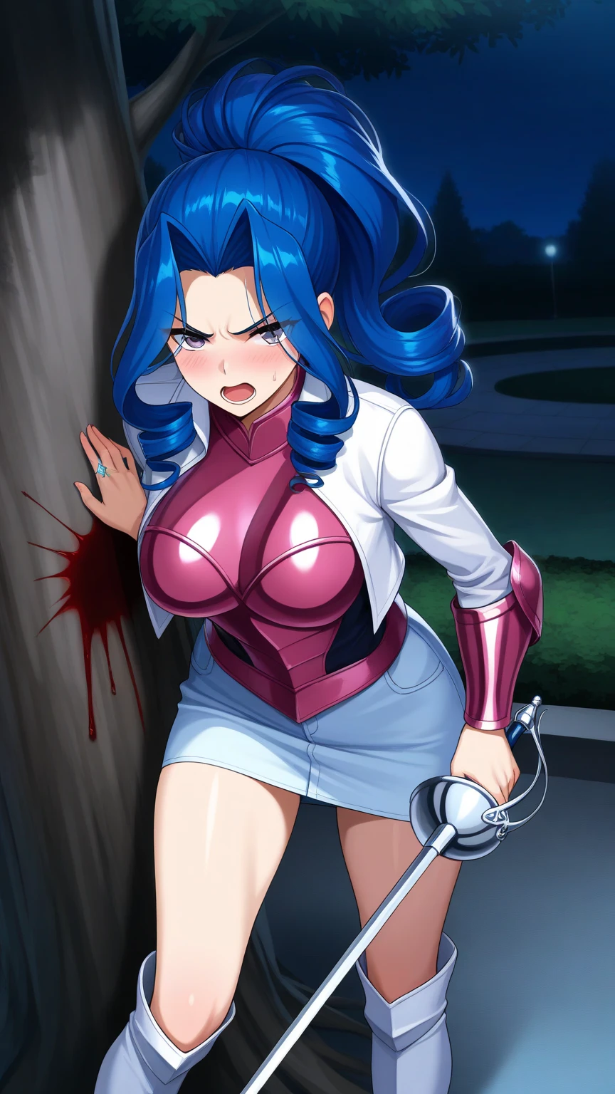 Female Combatant、Blonde Japan girl、Close-up of a girl in a black bikini、Black shiny bikini、Black boots、A golden snake circlet on his head、Saiyan Girl, wonderful, Nano Girl, Female body type, Inspired by Hiromu Arakawa, Anime Manga Robot!! Anime Girls, Fubuki, Full Body Suit, by Hiromu Arakawa、wonderful, silk, Beautiful and attractive anime teen, Anime Girls of the future, tears,Drooling,Pee,Sweat,Tongue out,incontinence,Peeing、Estrus、Eyes wide open,Estrus,Blushing,Nipples are erect,Face is hot、Lust、incontinence、Armpit Hair、pubic hair、Anguished expression、Doomsday Demon、Stabbed with a sword、Blood is splattered