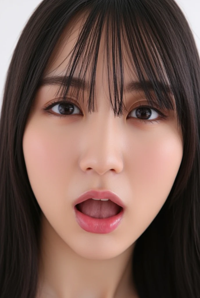 One woman、Excellent anatomy, masterpiece, Highest quality,Realistic, hyperRealistic, 16k hdr,(((Deep Throat))),NSFW、Completely naked、(((Close-up of face)))、Shoot from the front、Focus on the face、Blowjob、Phimosis penis、(((Semen overflow)))、Outside、(((pubic hair)))