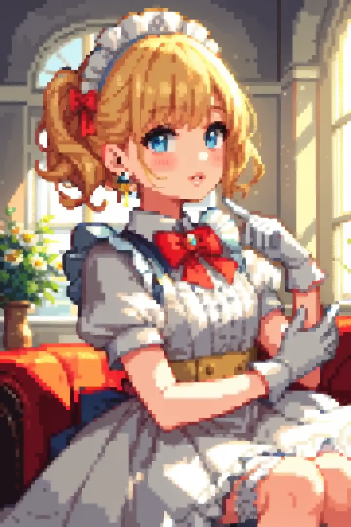 Masterpiece, hd, realistic, 1girl, blonde hair, medium hair, standing, wear princess costumes, frilled dress, wear tiara, diamond necklaces, diamond earrings, outdoor, wearing randoseru backpack, red backpack 