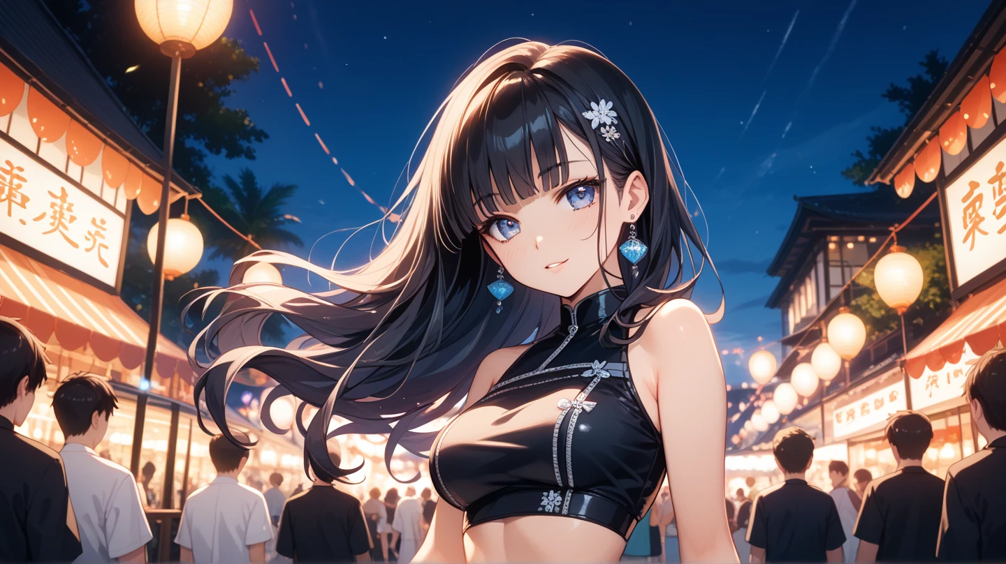 Anime cat-eared girl in bikini with cat ears, shoulder looking, anime drawing by Yang J, pixiv contest winner, serial art, digital anime illustration, kawashi, anime style illustration, anime style 4K, beautiful anime portrait, anime style portrait, anime style artwork, Guweiz style artwork, Anime Illustration, Digital Anime Art, Detailed Digital Anime Art, Beautiful Starry Sky, Fireworks