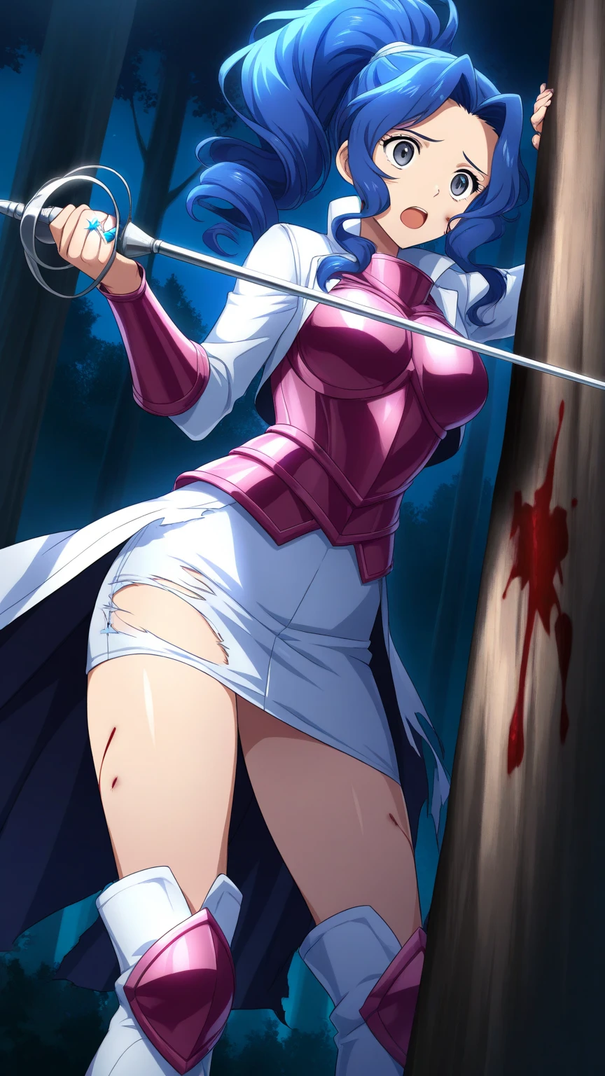 anime artwork of <lora:Bible Black style:1>
a woman holding a Ritual blade in a dark room,1girl,solo,breasts,large breasts,weapon,hood,cross,lipstick,cloak eroge,anime,manga,nsfw,cartoon,Adult animation,explicit,Original video animation, Baiburu Burakku style, Bible Black style, anime style, key visual, vibrant, studio anime, highly detailed