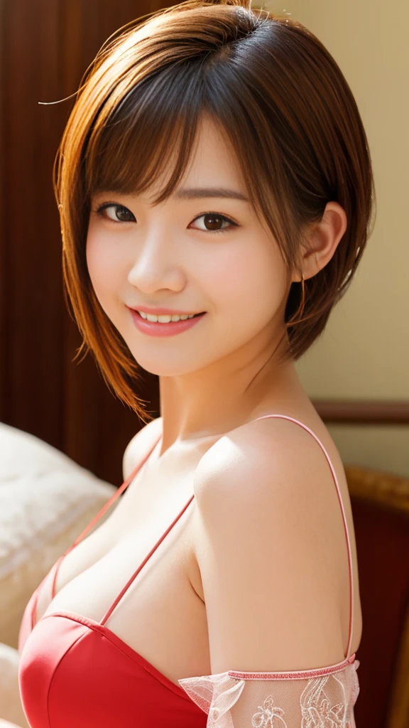 Masseter Film, highest quality, masterpiece, High resolution, realism, Original photo, 8k wallpaper, perfection, Professional Lighting, Very detailed, Written boundary depth, ((Sexy beautiful woman)), ((Sexy 40 year old women)),, ((smile)), Detailed face, Beautiful Eyes,, bangs, She has big breasts and a nice figure, (Sexy look), Long Hair, (Thick lips), A photo of your face,I smile at you
