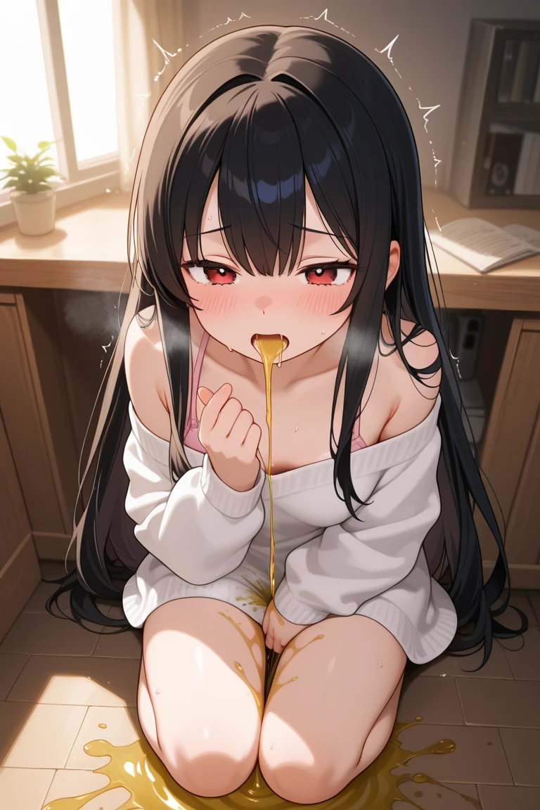 (((nsfw))),(((ultra detailed))),(megami magazine),(((((1loli))))),(petite),(((((solo))))),(((large breasts))),(((((nude))))),(((((squatting openlegs))))),(((((show off nipple))))),(((((spread pussy))))),((((urethra)))),((((pussy juice)))),((((sweat)))),(((((steam))))),(((((armpit))))),(((((hand in own hair))))),(((((arms behind head))))),((((very long straight hair)))),(((black hair))),((smile)),(happy),surprised,(afterglow),orgasm,tears,((open mouth)),(((((cum on hair))))),(((((excessive cum))))),(((((cum in pussy))))),(((((cum drip))))),((((cum facial)))),(((cum on belly)))