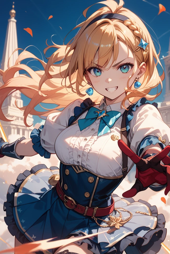 ８ｋ,Realistic Skin Texture、Superrealism、Realistic Photo、A futuristic Japanese female soldier stands amongst rubble、Damaged moss green metal armor、Skull mark painted on armor、Painting of the unit and identification number、Peeling paint、Oil stains、Energy Rifle、fighting spirit、Detailed Description、Dynamic pose
  Realistic portrait of the protagonist of the anime Sailor Moon　(Super detailed,ultra high resolution,detailed background),((2D)),((flat color)),((colorful)),((floating colorful water)),1 girl,alone,looking at the viewer,break　masterpiece, Highest quality, Portraiture, One Girl, (Alice in Wonderland:1.2), Blue clothes, White apron, Blonde, blue eyes, Usagi, Trump, Tea cup, White lace thigh high socks, Miniskirt lift, Dynamic pose,Electro Swing
