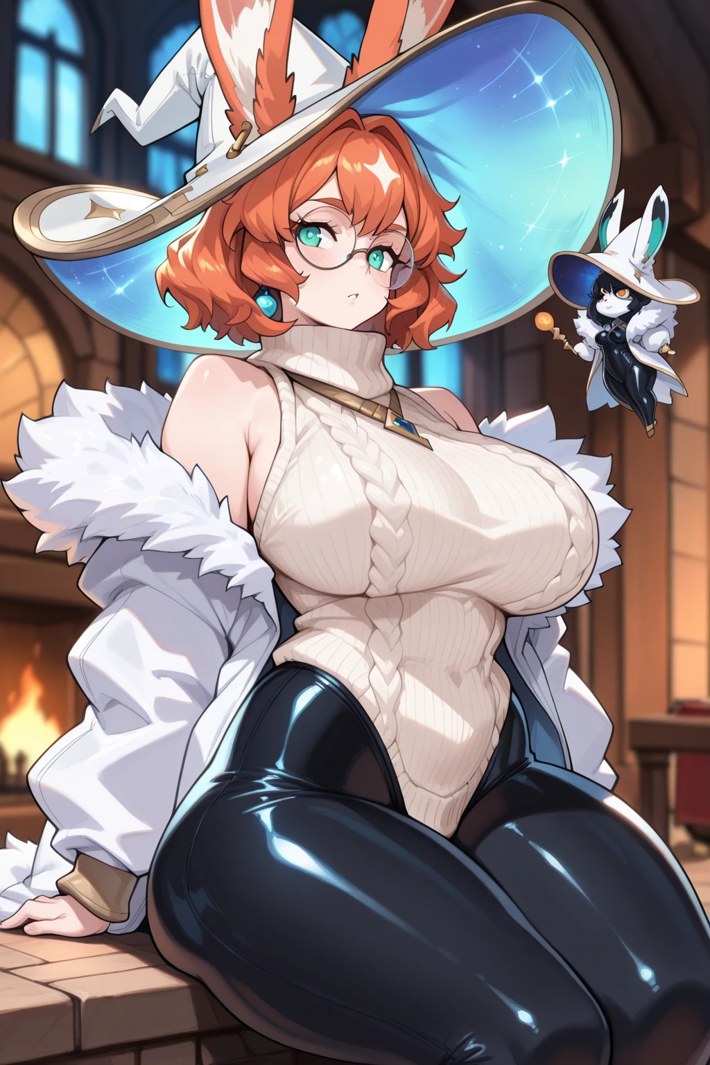 masterpiece, best quality, indoors,1girl, yelan (genshin impact), solo, breasts, yellow eyes, sitting, cup, long_red_hair hair, gloves, high heels, looking at viewer, bangs, bare shoulders, jewelry, white jacket, red hair, white gloves, chair, thighhighs, blue dress, holding, fur trim, dress,dice, jacket, earrings, jacket on shoulders, holding cup, full body, indoors, sleeveless, multicolored hair, mole on breast, cleavage, diagonal bangs, smile, white background, medium breasts, black thighhighs, fur-trimmed jacket, drinking glass, table, thighs, mole, parted lips, white coat,character design sheet,Character emoticon design table,Character costume design sheet,(reference sheet:1.5),